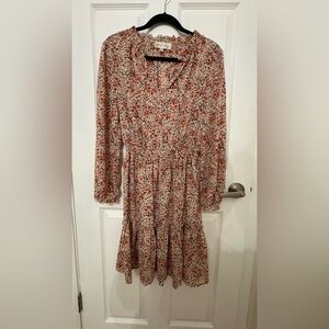 Floral Long Sleeve Dress